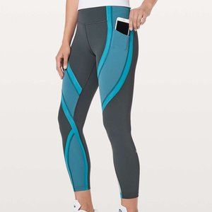 Lululemon Wild Twist 7/8 Tight Pacific Teal 10